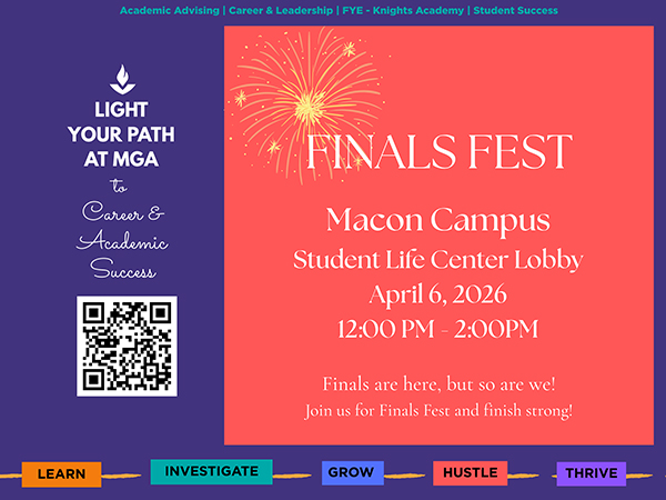 Flyer with same info as description for Macon Campus.